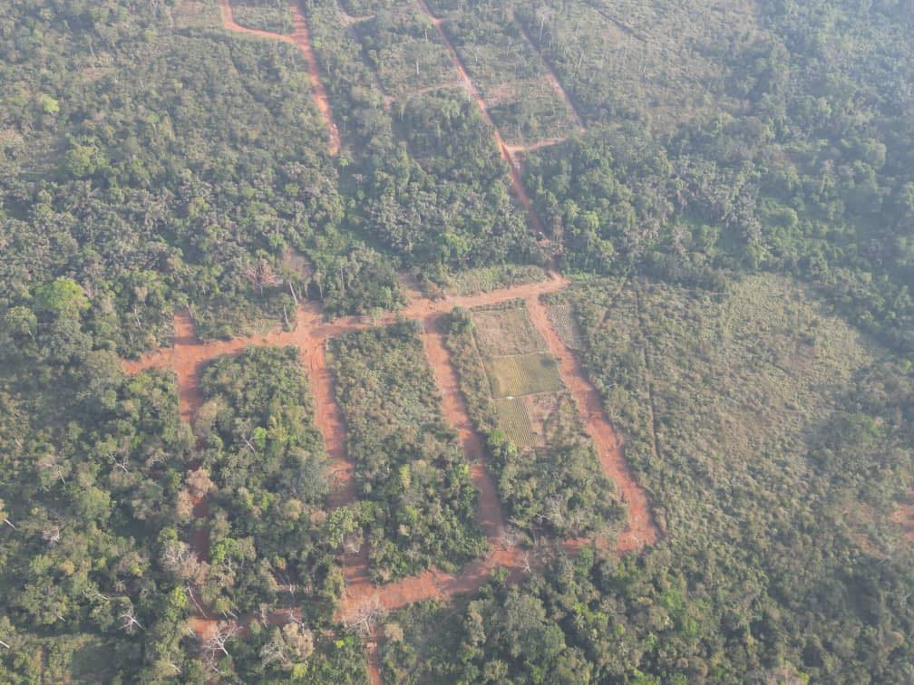 Image illustrant un plan de lotissement avec des routes